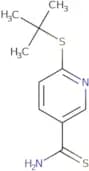 6-(tert-Butylsulfanyl)pyridine-3-carbothioamide