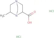 6-Methyl-1,4-diazabicyclo[2.2.2]octane-2-carboxylic acid dihydrochloride