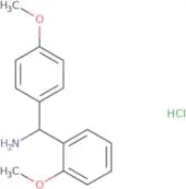 (2-Methoxyphenyl)(4-methoxyphenyl)methanamine hydrochloride