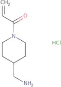 1-[4-(Aminomethyl)piperidin-1-yl]prop-2-en-1-one hydrochloride
