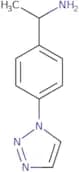 1-[4-(1H-1,2,3-Triazol-1-yl)phenyl]ethan-1-amine