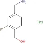 [4-(Aminomethyl)-2-fluorophenyl]methanol hydrochloride