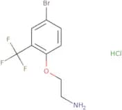 1-(2-Aminoethoxy)-4-bromo-2-(trifluoromethyl)benzene hydrochloride