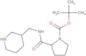 tert-Butyl 2-[(piperidin-3-ylmethyl)carbamoyl]pyrrolidine-1-carboxylate