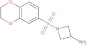 1-(2,3-Dihydro-1,4-benzodioxine-6-sulfonyl)azetidin-3-amine