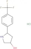 5-[4-(Trifluoromethyl)phenyl]pyrrolidin-3-ol hydrochloride
