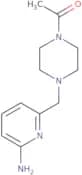 1-(4-((6-Aminopyridin-2-yl)methyl)piperazin-1-yl)ethanone