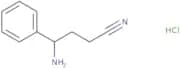 4-Amino-4-phenylbutanenitrile hydrochloride