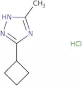 3-Cyclobutyl-5-methyl-1H-1,2,4-triazole hydrochloride