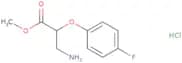 Methyl 3-amino-2-(4-fluorophenoxy)propanoate hydrochloride