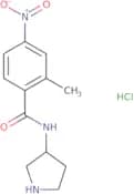 2-Methyl-4-nitro-N-(pyrrolidin-3-yl)benzamide hydrochloride