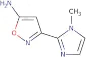 3-(1-Methyl-1H-imidazol-2-yl)-1,2-oxazol-5-amine