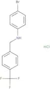 4-Bromo-N-{[4-(trifluoromethyl)phenyl]methyl}aniline hydrochloride