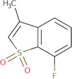 7-Fluoro-3-methyl-1λ⁶-benzothiophene-1,1-dione