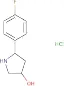5-(4-Fluorophenyl)pyrrolidin-3-ol hydrochloride