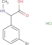2-(3-Bromophenyl)-2-(methylamino)acetic acid hydrochloride