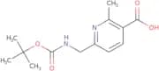 6-({[(tert-Butoxy)carbonyl]amino}methyl)-2-methylpyridine-3-carboxylic acid