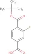 4-[(tert-Butoxy)carbonyl]-3-fluorobenzoic acid