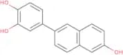 4-(6-Hydroxynaphthalen-2-yl)benzene-1,2-diol