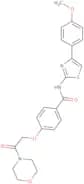 N-[4-(4-Methoxyphenyl)-2-thiazolyl]-4-[2-(4-morpholinyl)-2-oxoethoxy]benzamide
