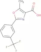 5-Methyl-2-[3-(trifluoromethyl)phenyl]-1,3-oxazole-4-carboxylic acid