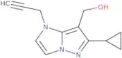 (6-Cyclopropyl-1-(prop-2-yn-1-yl)-1H-imidazo[1,2-b]pyrazol-7-yl)methanol