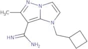 1-(Cyclobutylmethyl)-6-methyl-1H-imidazo[1,2-b]pyrazole-7-carboximidamide