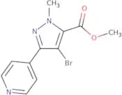 Methyl 4-bromo-1-methyl-3-(pyridin-4-yl)-1H-pyrazole-5-carboxylate