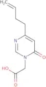 2-(4-(But-3-en-1-yl)-6-oxopyrimidin-1(6H)-yl)acetic acid