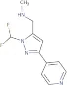 1-(1-(Difluoromethyl)-3-(pyridin-4-yl)-1H-pyrazol-5-yl)-N-methylmethanamine