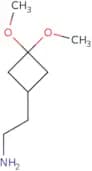 2-(3,3-Dimethoxycyclobutyl)ethan-1-amine
