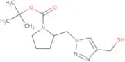 tert-Butyl 2-((4-(hydroxymethyl)-1H-1,2,3-triazol-1-yl)methyl)pyrrolidine-1-carboxylate