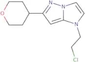 1-(2-Chloroethyl)-6-(tetrahydro-2H-pyran-4-yl)-1H-imidazo[1,2-b]pyrazole