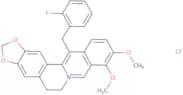 13-[(2-Fluorophenyl)methyl]-5,6-dihydro-9,10-dimethoxy-benzo[g]-1,3-benzodioxolo[5,6-a]quinolizini…