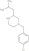 1-[(4-Chlorophenyl)methyl]-3-(2-methylpropyl)piperazine