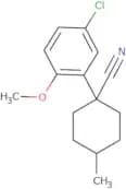 1-(5-Chloro-2-methoxyphenyl)-4-methylcyclohexane-1-carbonitrile