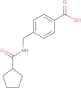 4-[(Cyclopentylformamido)methyl]benzoic acid