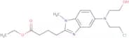 5-[(2-Chloroethyl)(2-hydroxyethyl)amino]-1-methyl-1H-benzimidazole-2-butanoic acid ethyl ester