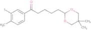 5-(5,5-Dimethyl-1,3-dioxan-2-yl)-3'-iodo-4'-methylvalerophenone