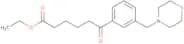 Ethyl 6-oxo-6-[3-(thiomorpholinomethyl)phenyl]hexanoate