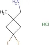 3,3-difluoro-1-methylcyclobutane-1-methamine hcl