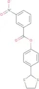 4-(1,3-Dithiolan-2-yl)phenyl 3-nitrobenzenecarboxylate