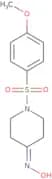 N-[1-(4-Methoxybenzenesulfonyl)piperidin-4-ylidene]hydroxylamine