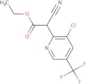 Ethyl 2-[3-chloro-5-(trifluoromethyl)pyridin-2-yl]-2-cyanoacetate