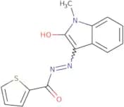 1-methyl-3-(thiophene-2-carboxylhydrazidyl)-2-oxoindoline