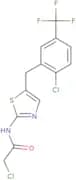 2-Chloro-N-(5-{[2-chloro-5-(trifluoromethyl)phenyl]methyl}-1,3-thiazol-2-yl)acetamide