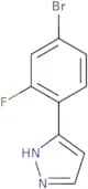 3-(4-Bromo-2-fluorophenyl)-1H-pyrazole