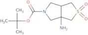 rac-tert-Butyl (3aR,6aS)-3a-amino-2,2-dioxo-hexahydro-1H-2λ6-thieno[3,4-c]pyrrole-5-carboxylate