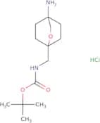 tert-Butyl N-({4-amino-2-oxabicyclo[2.2.2]octan-1-yl}methyl)carbamate hydrochloride