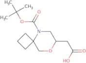 2-{5-[(tert-Butoxy)carbonyl]-8-oxa-5-azaspiro[3.5]nonan-7-yl}acetic acid